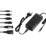 Lextool încărcător universal pentru scutere și vehicule electrice, 54.6V 2A, 6 prize DC, LXG95