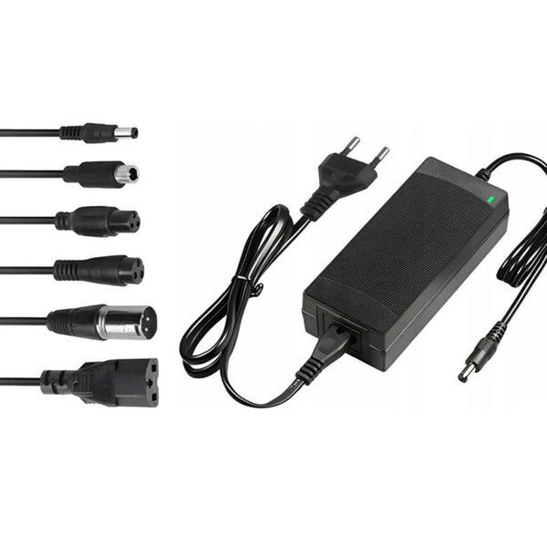 Lextool încărcător universal pentru scutere și vehicule electrice, 54.6V 2A, 6 prize DC, LXG95