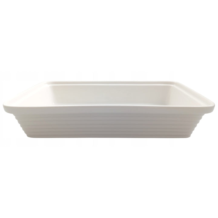 Încălzitor de alimente din ceramică Maestro, dreptunghiular, alb, capacitate 1,7L, poate fi utilizat în cuptor, raft și capac cu mâner incluse, MR-11362-73