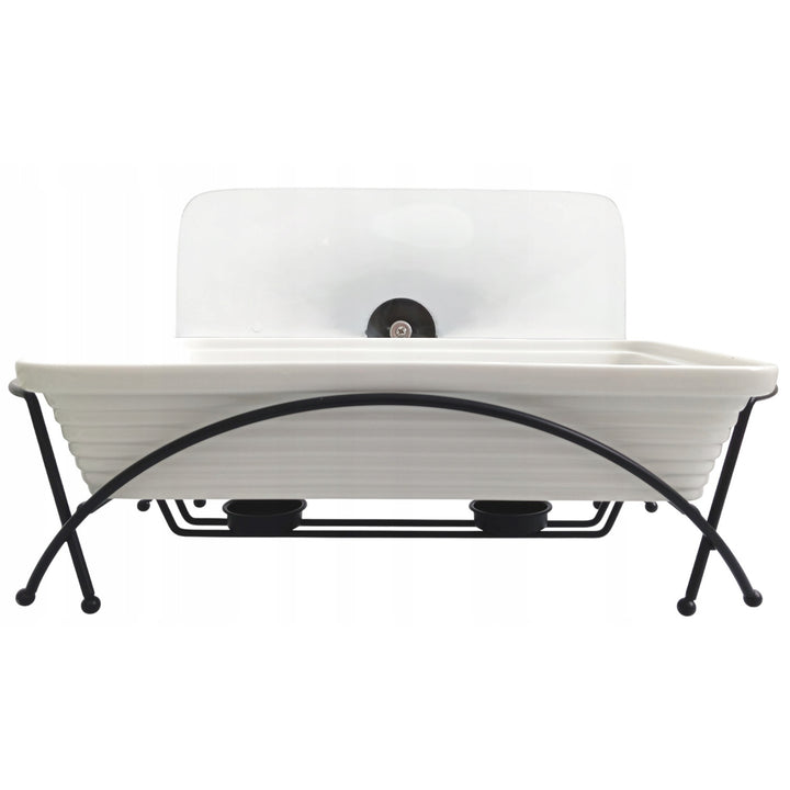 Încălzitor ceramic Maestro, dreptunghiular, alb, capacitate 2,4L, poate fi utilizat în cuptor, raft și capac cu mâner incluse, MR-11562-73