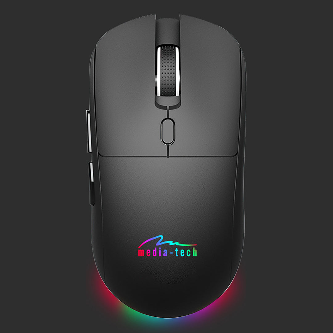 Mouse wireless 2 în 1 (BT/RF) silențios și reîncărcabil MT1124, Media-Tech