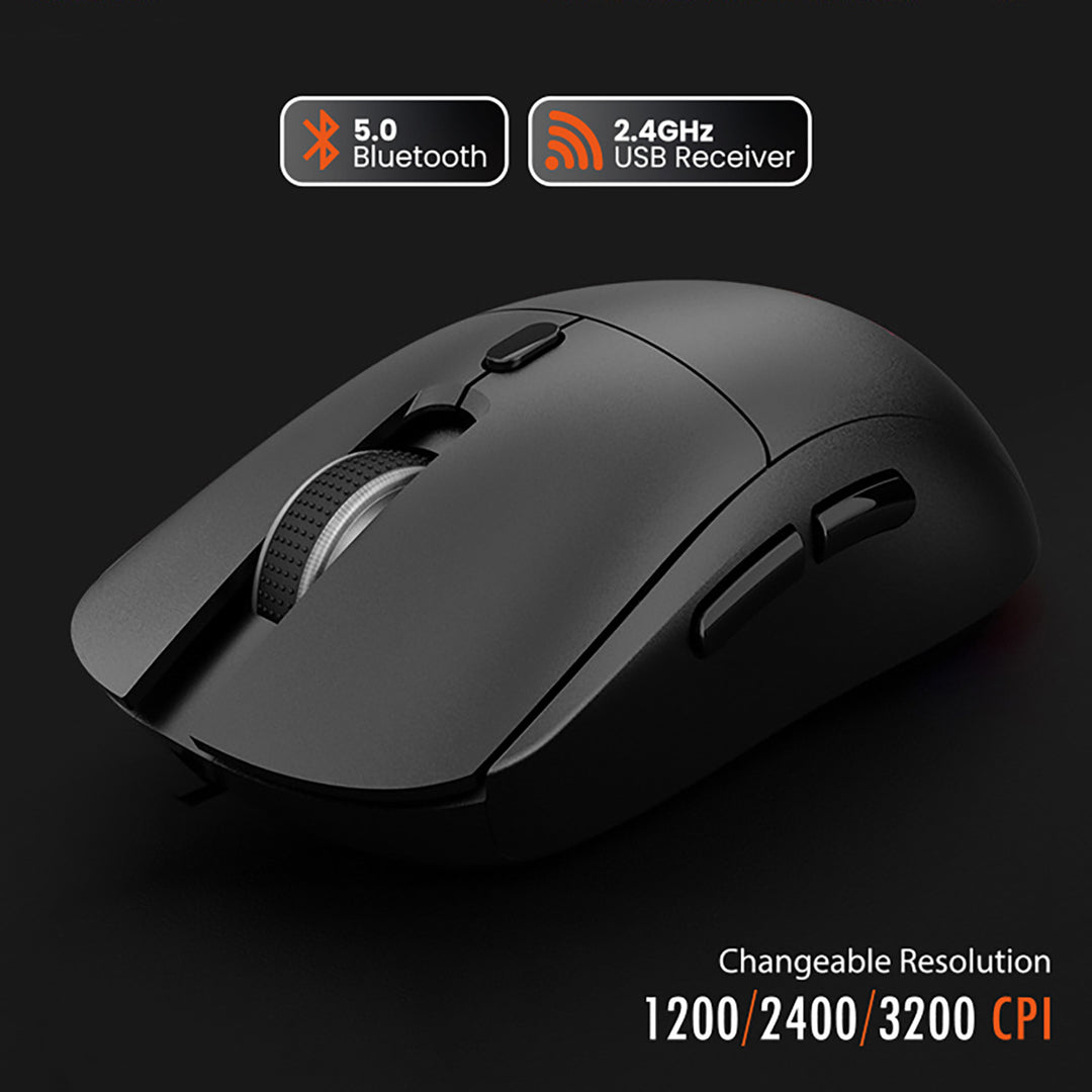 Mouse wireless 2 în 1 (BT/RF) silențios și reîncărcabil MT1124, Media-Tech