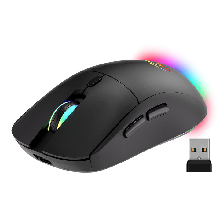 Mouse wireless 2 în 1 (BT/RF) silențios și reîncărcabil MT1124, Media-Tech