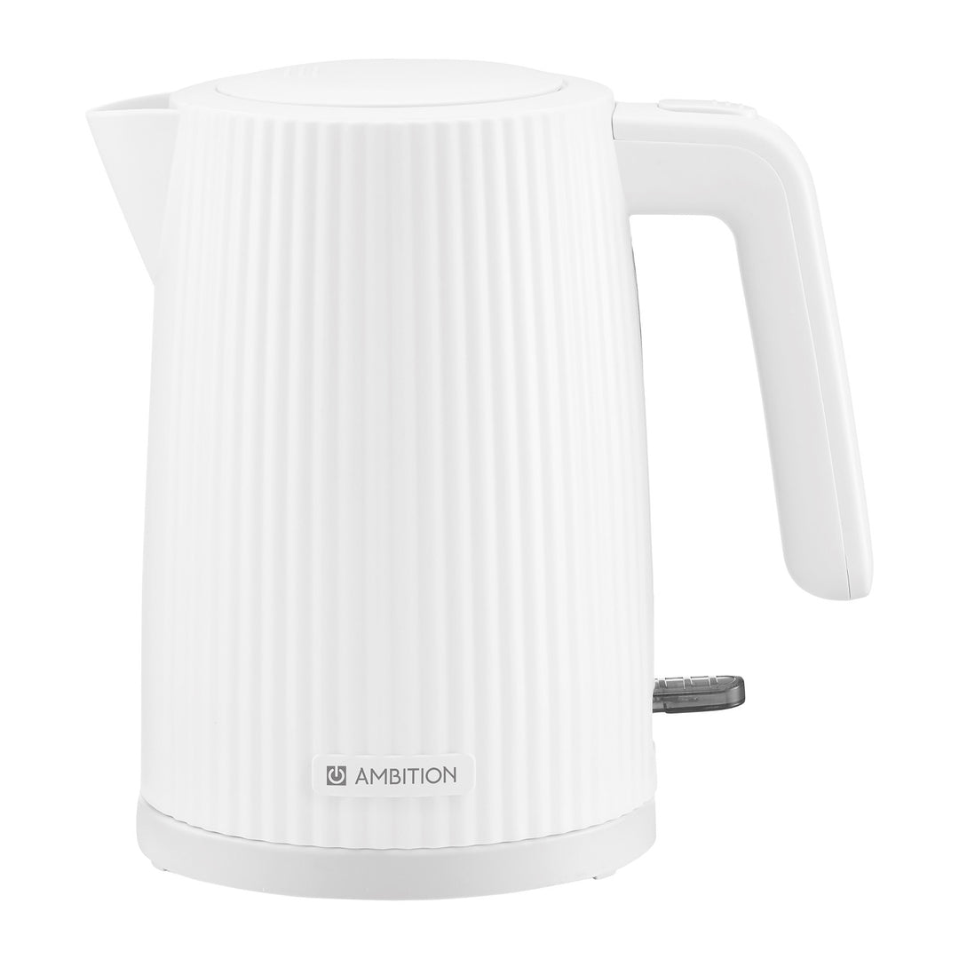 Fierbător electric 1,7 l Curly, putere 2200W, alb AMBITION ELECTRO