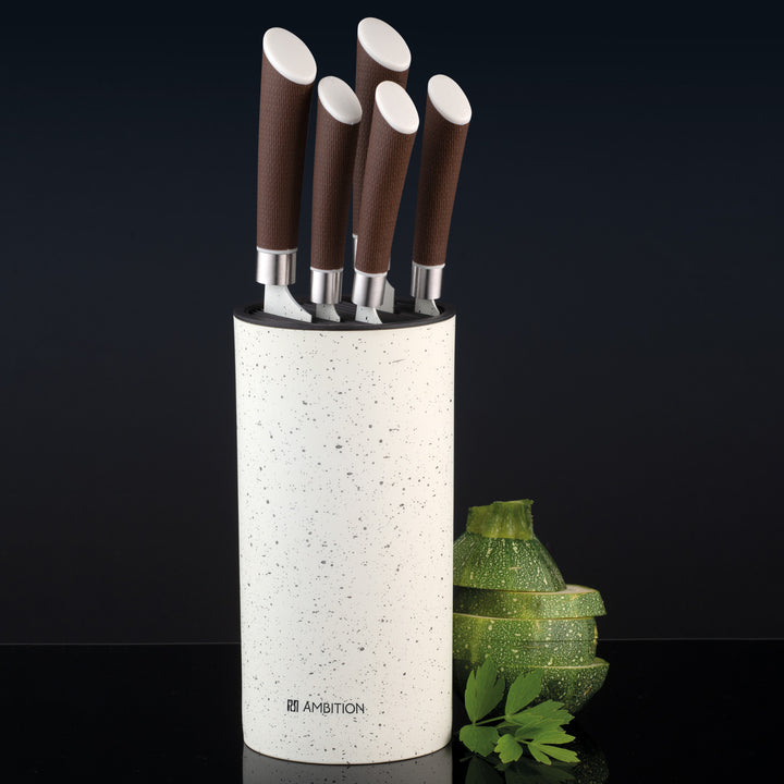 Set de cuțite Nature din 6 piese AMBITION, strat antiaderent