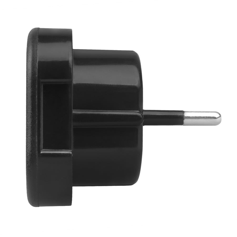 Maclean adaptor de la priza UK la priza EU, negru, MCE72, 4 bucăți