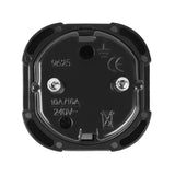 Maclean adaptor de la priza UK la priza EU, negru, MCE72, 4 bucăți