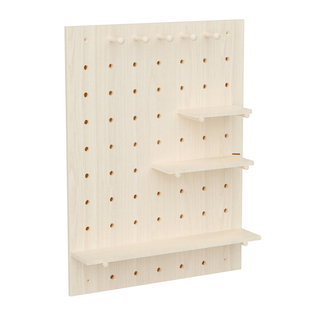 Organizator de tablă din lemn Maclean, culoare lemn deschis, 60x80 cm, max. 20 kg, MC-131 WD, 2 bucăți