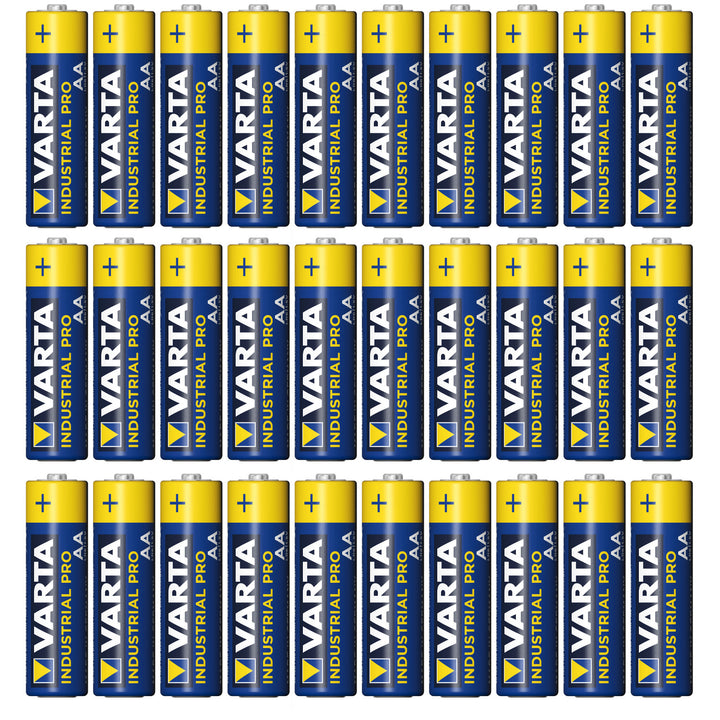 30x R-06 LR6 AA 1.5V baterie alcalină Varta Industrial 4006