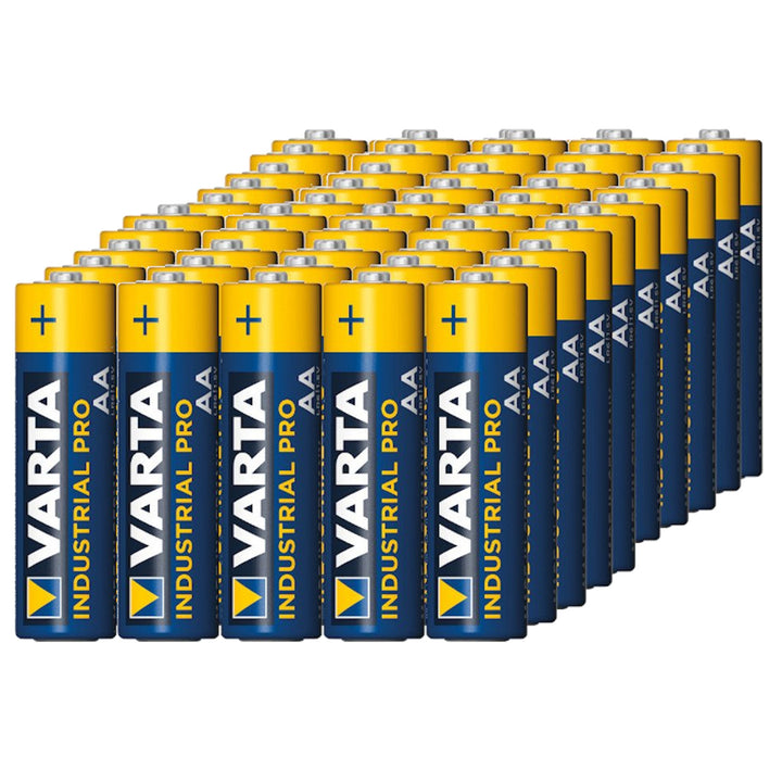 50x R-06 LR6 AA 1.5V baterie alcalină Varta Industrial 4006