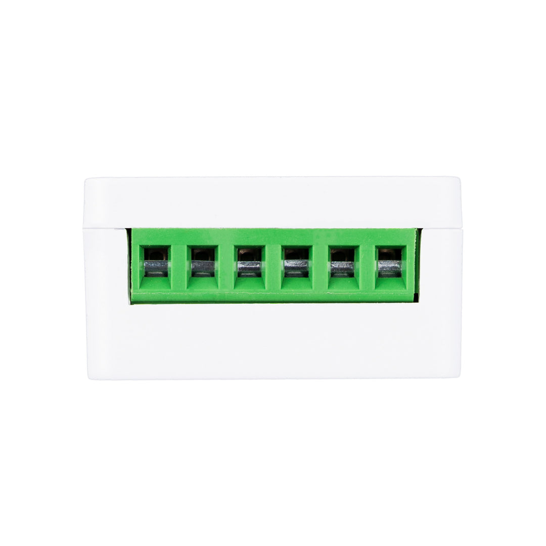 Transmiter WiFi încastrat GreenBlue, compatibil cu Android/iOS/Alexa/Google Home, 100-240 V c.a., 50/60 Hz, max. 16 A, pentru LED-uri de 150 W, GB739