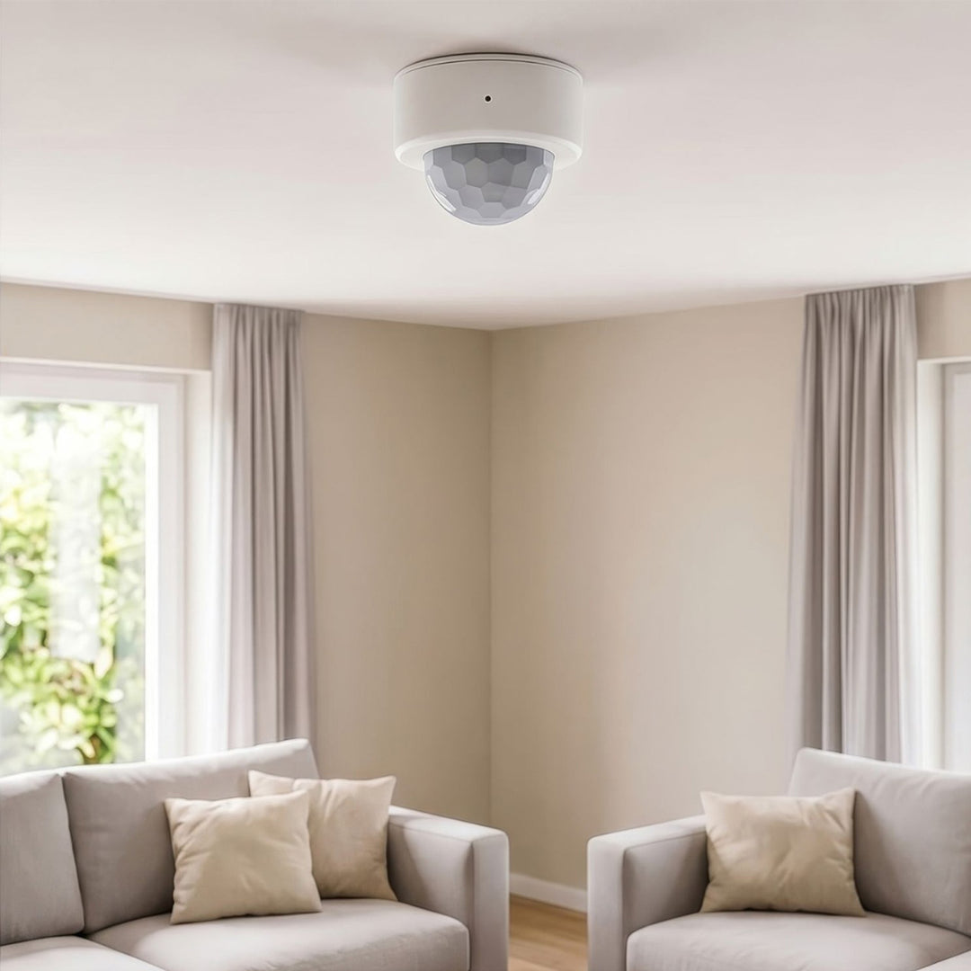 Senzor de mișcare fără fir Zigbee Tuya GreenBlue, Android/iOS, CR2450 DC 3,0 V, unghi de detectare 120° / până la 8 m, GB740