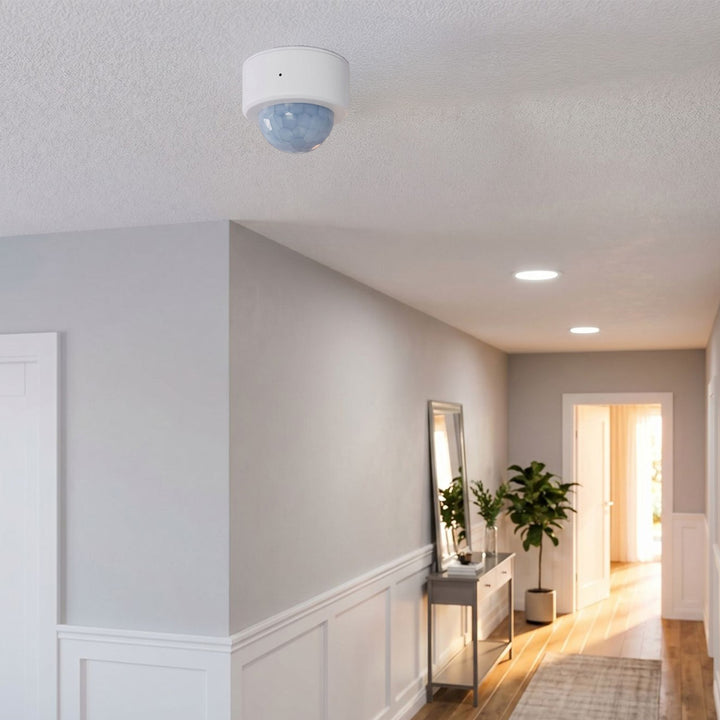 Senzor de mișcare fără fir Zigbee Tuya GreenBlue, Android/iOS, CR2450 DC 3,0 V, unghi de detectare 120° / până la 8 m, GB740