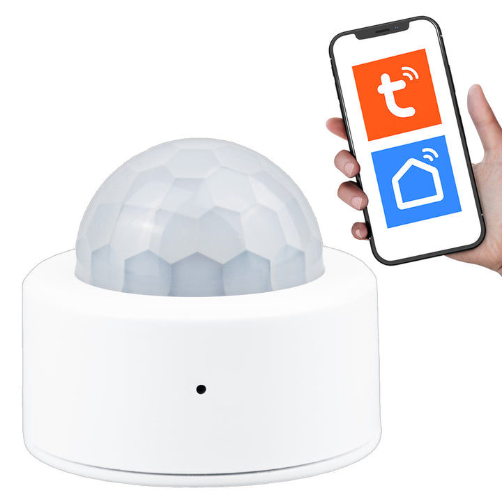 Senzor de mișcare fără fir Zigbee Tuya GreenBlue, Android/iOS, CR2450 DC 3,0 V, unghi de detectare 120° / până la 8 m, GB740