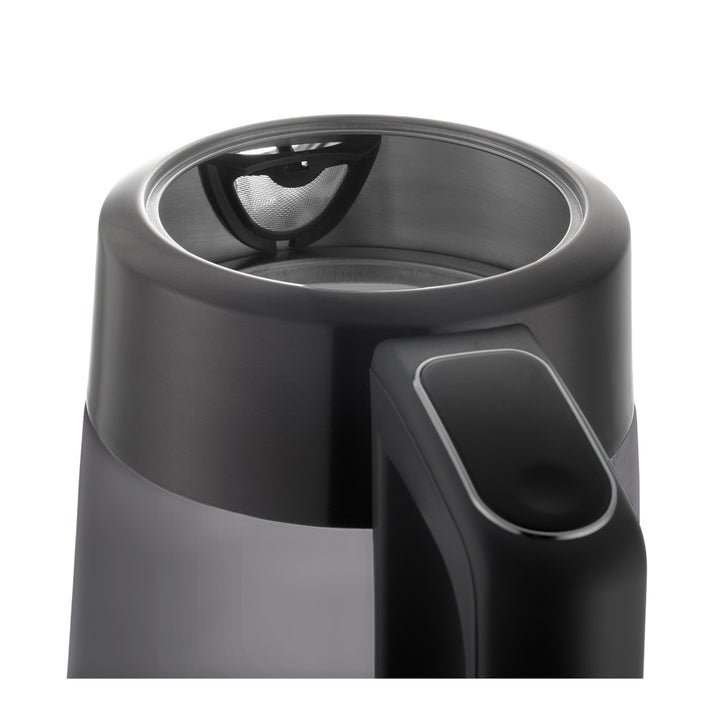 Ceainic electric Concept, capacitate 1,7 l, putere 1850-2200 W, culoare negru, conector Strix, control al temperaturii, control digital, RK4195