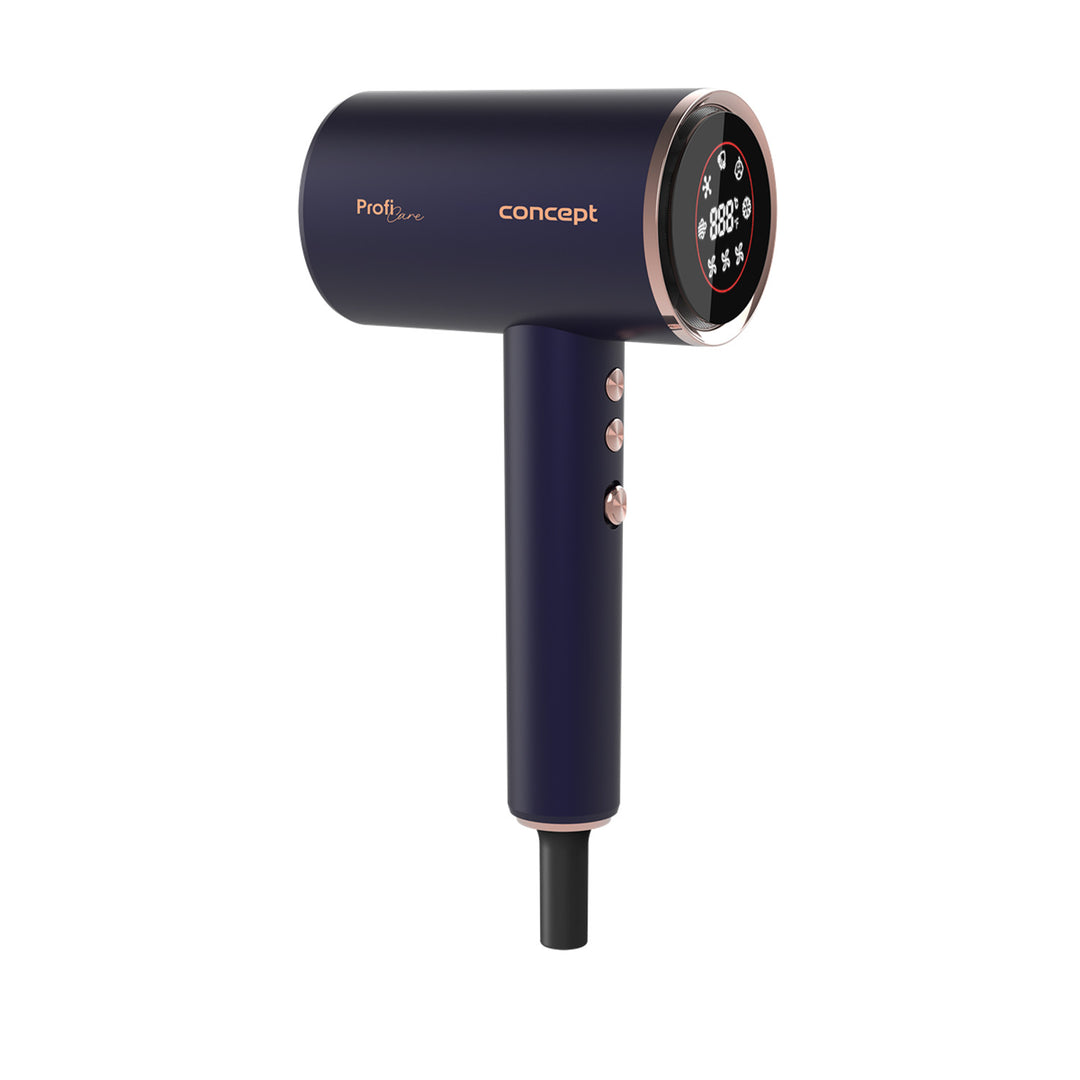 Concept Uscător de păr ProfiCare, motor BLDC, accesorii magnetice, funcție Oil Therapy, mod pentru copii, funcție Cold Mode, VV8100