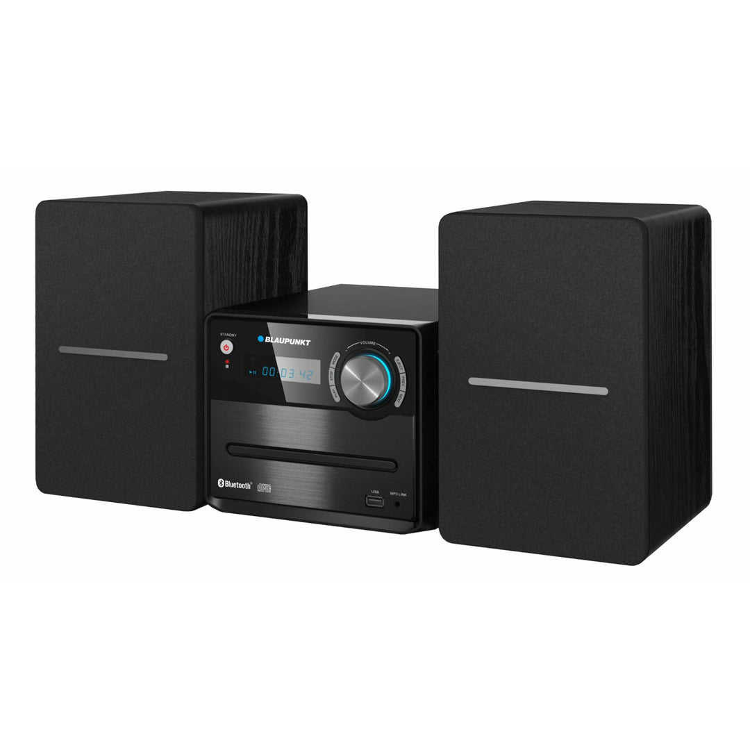 Micro sistem Blaupunkt, putere 30 W, radio FM, mufă AUX, conector USB, Bluetooth, MS13BT