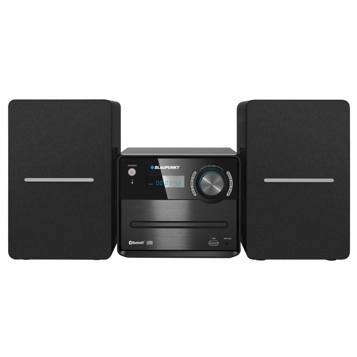 Micro sistem Blaupunkt, putere 30 W, radio FM, mufă AUX, conector USB, Bluetooth, MS13BT