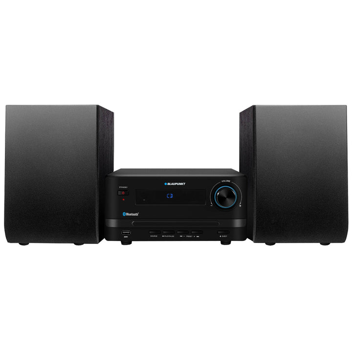 Sistem micro Blaupunkt, putere 45 W, radio FM, mufă AUX și conector USB, Bluetooth, MS14BT