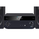Micro sistem Blaupunkt, putere 150 W, radio FM, mufă AUX și port USB, Bluetooth, intrare HDMI, ceas cu alarmă, afișaj LED, culoare negru, MS30.02BT