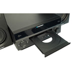 Micro sistem Blaupunkt, putere 150 W, radio FM, mufă AUX și port USB, Bluetooth, intrare HDMI, ceas cu alarmă, afișaj LED, culoare negru, MS30.02BT