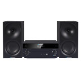 Micro sistem Blaupunkt, putere 150 W, radio FM, mufă AUX și port USB, Bluetooth, intrare HDMI, ceas cu alarmă, afișaj LED, culoare negru, MS30.02BT