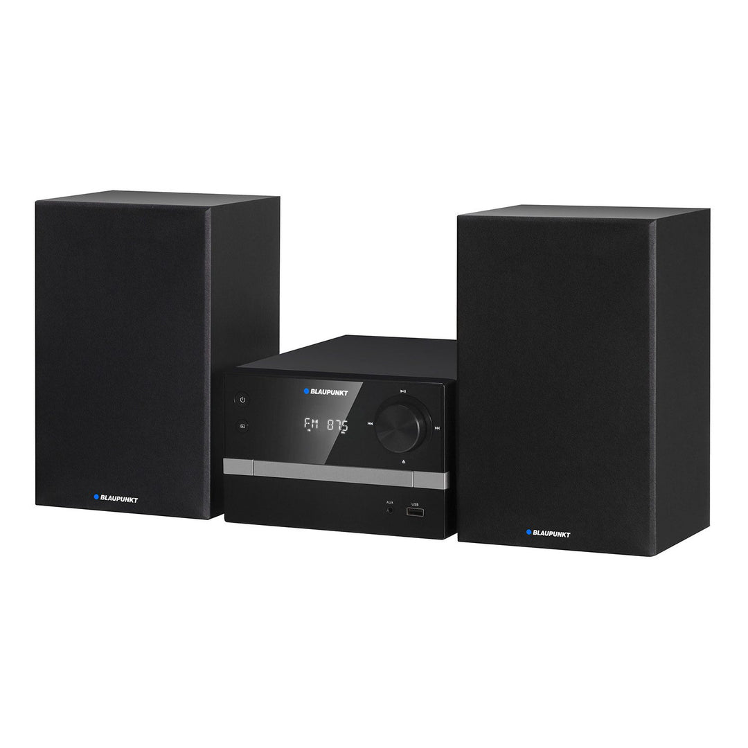 Micro sistem Blaupunkt, Bluetooth, radio FM, putere RMS 20 W, ceas cu funcție de alarmă, CD/MP3/USB/AUX, MS9BT