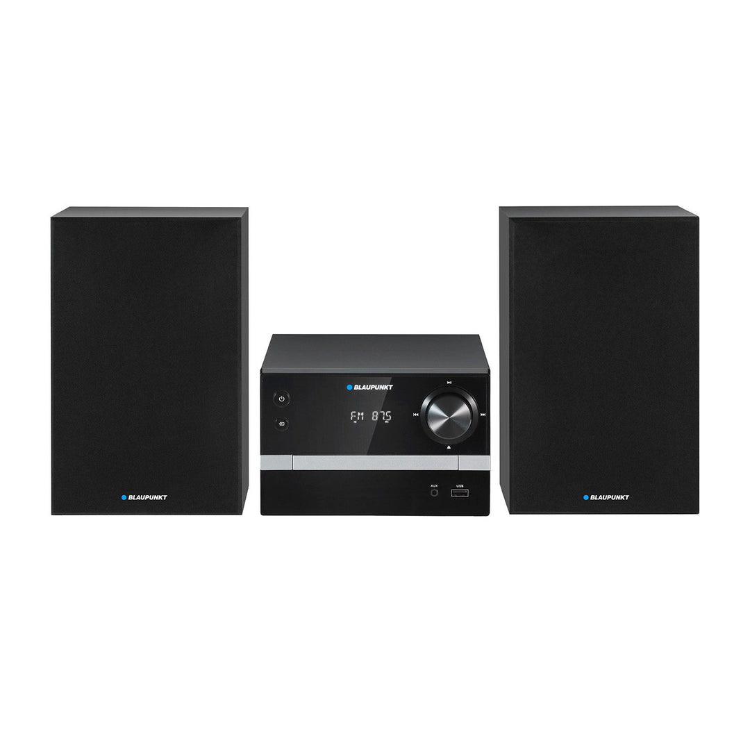 Micro sistem Blaupunkt, Bluetooth, radio FM, putere RMS 20 W, ceas cu funcție de alarmă, CD/MP3/USB/AUX, MS9BT