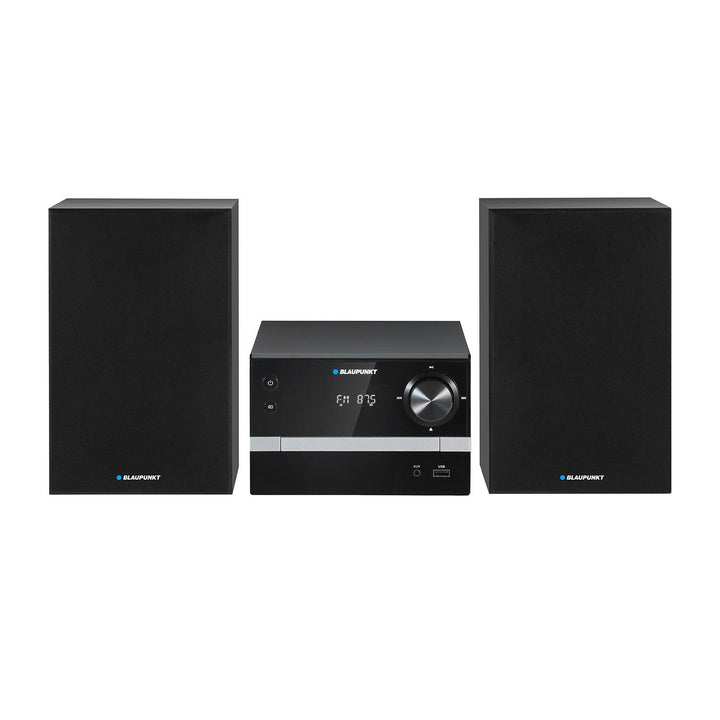 Micro sistem Blaupunkt, Bluetooth, radio FM, putere RMS 20 W, ceas cu funcție de alarmă, CD/MP3/USB/AUX, MS9BT
