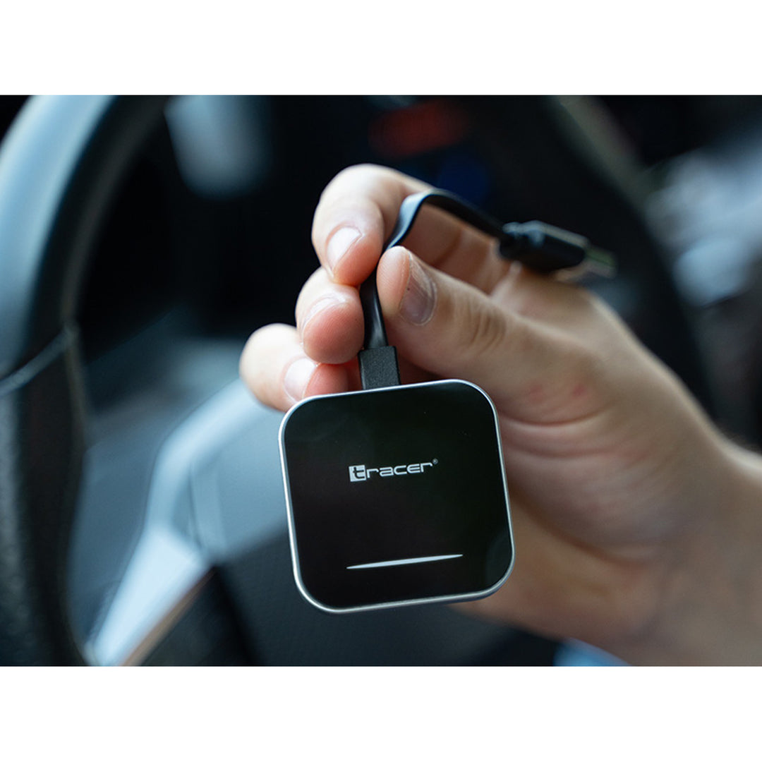 Adaptor wireless Tracer pentru CarPlay și Android Auto, WiFi, Bluetooth 5.0, CarLink PRO