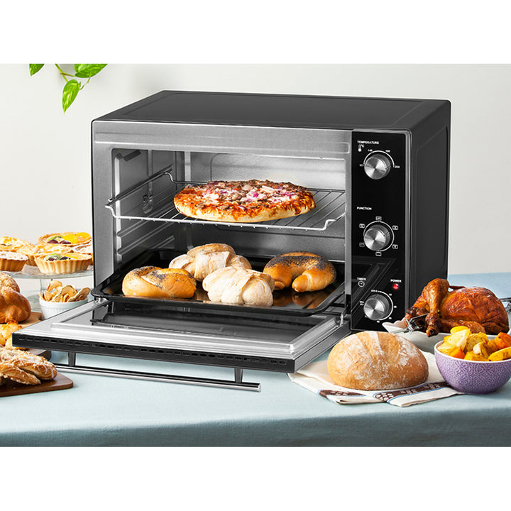 Cuptor electric Lafe, capacitate 48 l, putere 1800 W, cu ventilator, HeatMaster