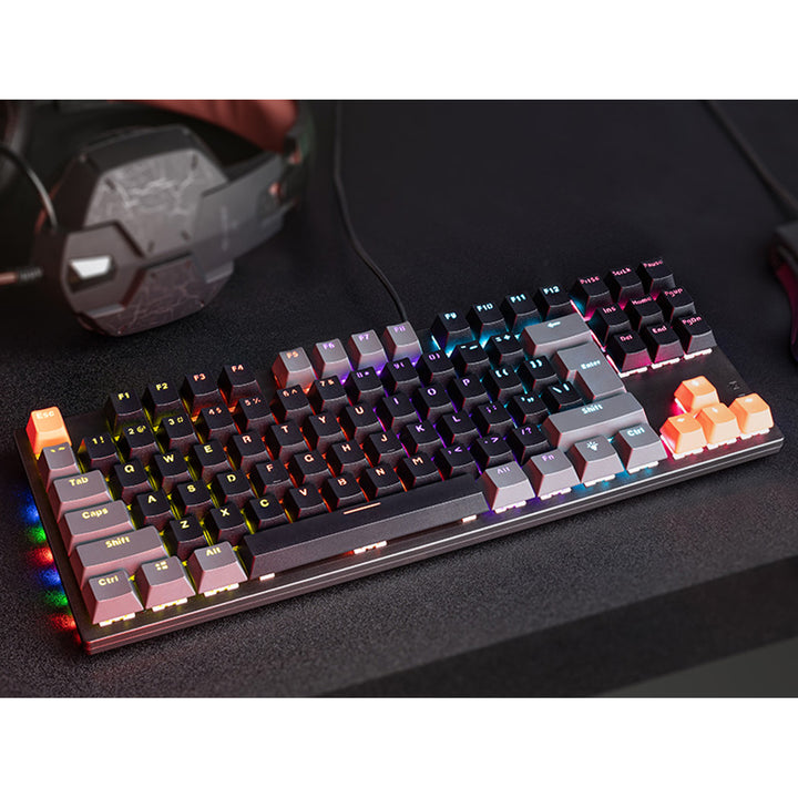 Tastatură mecanică Tracer, iluminare din spate în culorile curcubeului, GAMEZONE Blade 87