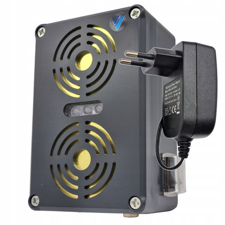 Viano repelent pentru rozătoare, jderi, șoareci și șobolani, generator ultrasonic, două difuzoare, Waterstrob