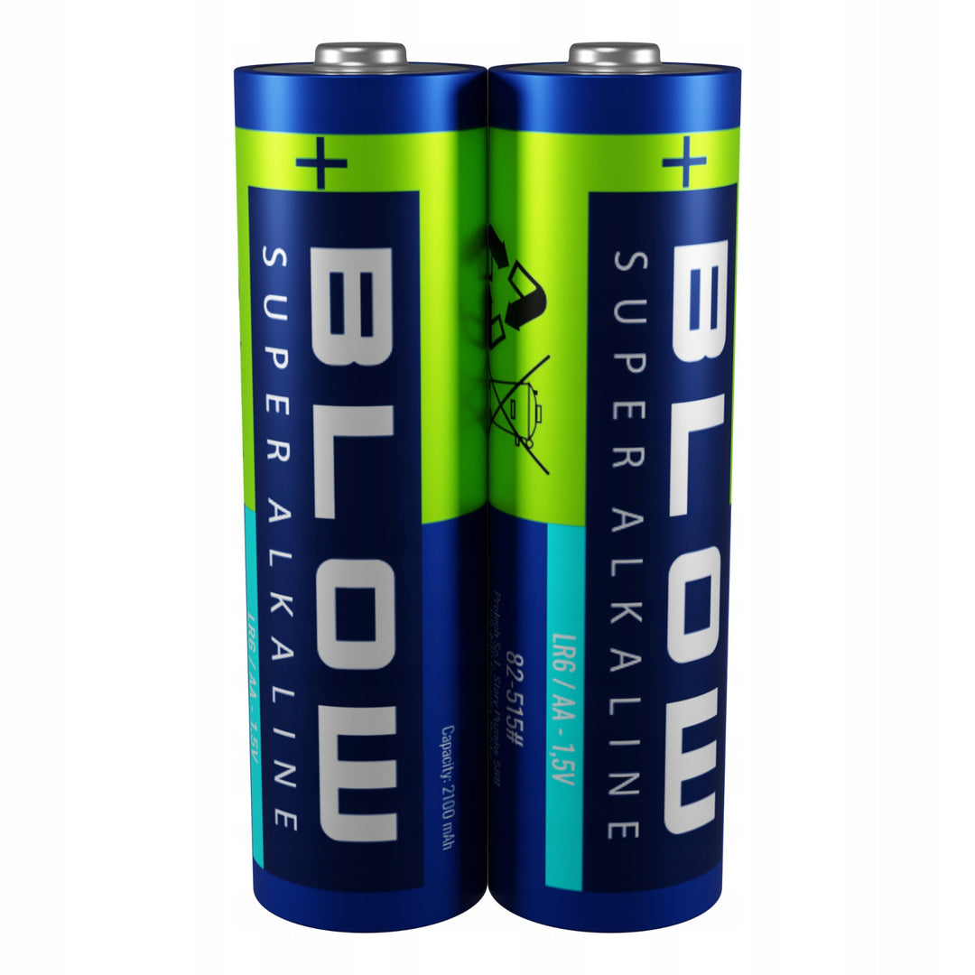 Baterii alcaline AA Blow, LR6, tensiune 1,5 V, set de 40 bucăți