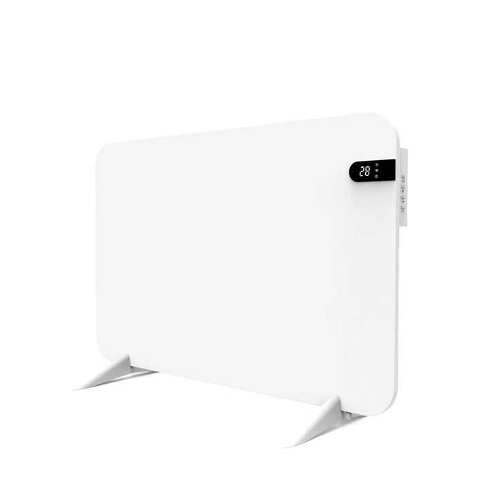 Încălzitor electric Cronos, alb, putere 450 W, încălzește încăperi de până la 14 m², termostat încorporat, telecomandă, funcție de detectare a ferestrelor deschise, picioare incluse, WFH-450TW