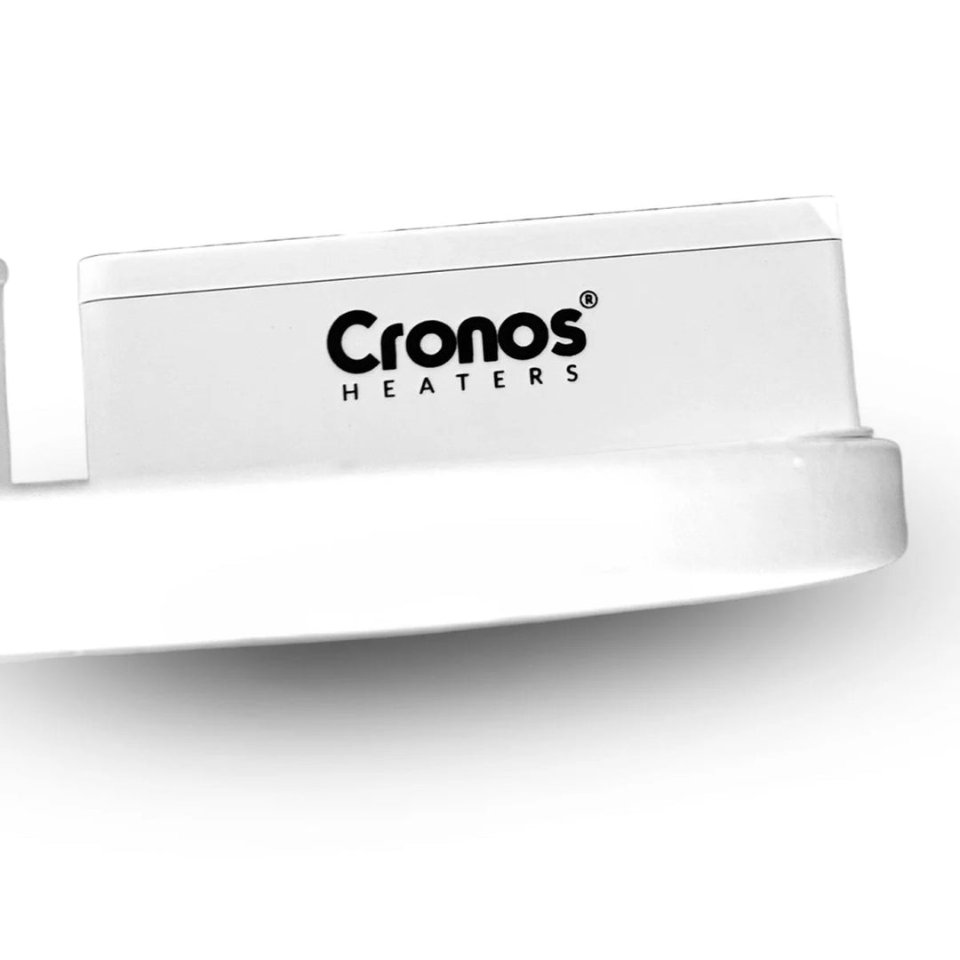 Încălzitor electric Cronos, alb, putere 450 W, încălzește încăperi de până la 14 m², termostat încorporat, telecomandă, funcție de detectare a ferestrelor deschise, picioare incluse, WFH-450TW
