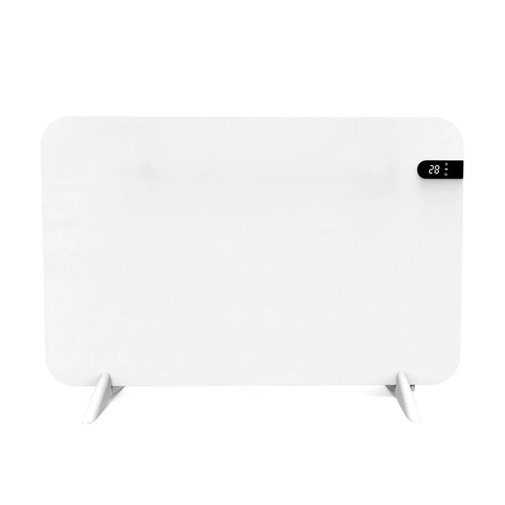Încălzitor electric Cronos, alb, putere 450 W, încălzește încăperi de până la 14 m², termostat încorporat, telecomandă, funcție de detectare a ferestrelor deschise, picioare incluse, WFH-450TW