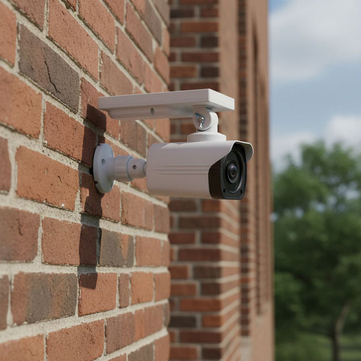 Cameră solară falsă, LED intermitent, senzor de mișcare, iluminare LED, autocolant gratuit, SOL1800S, 2 bucăți