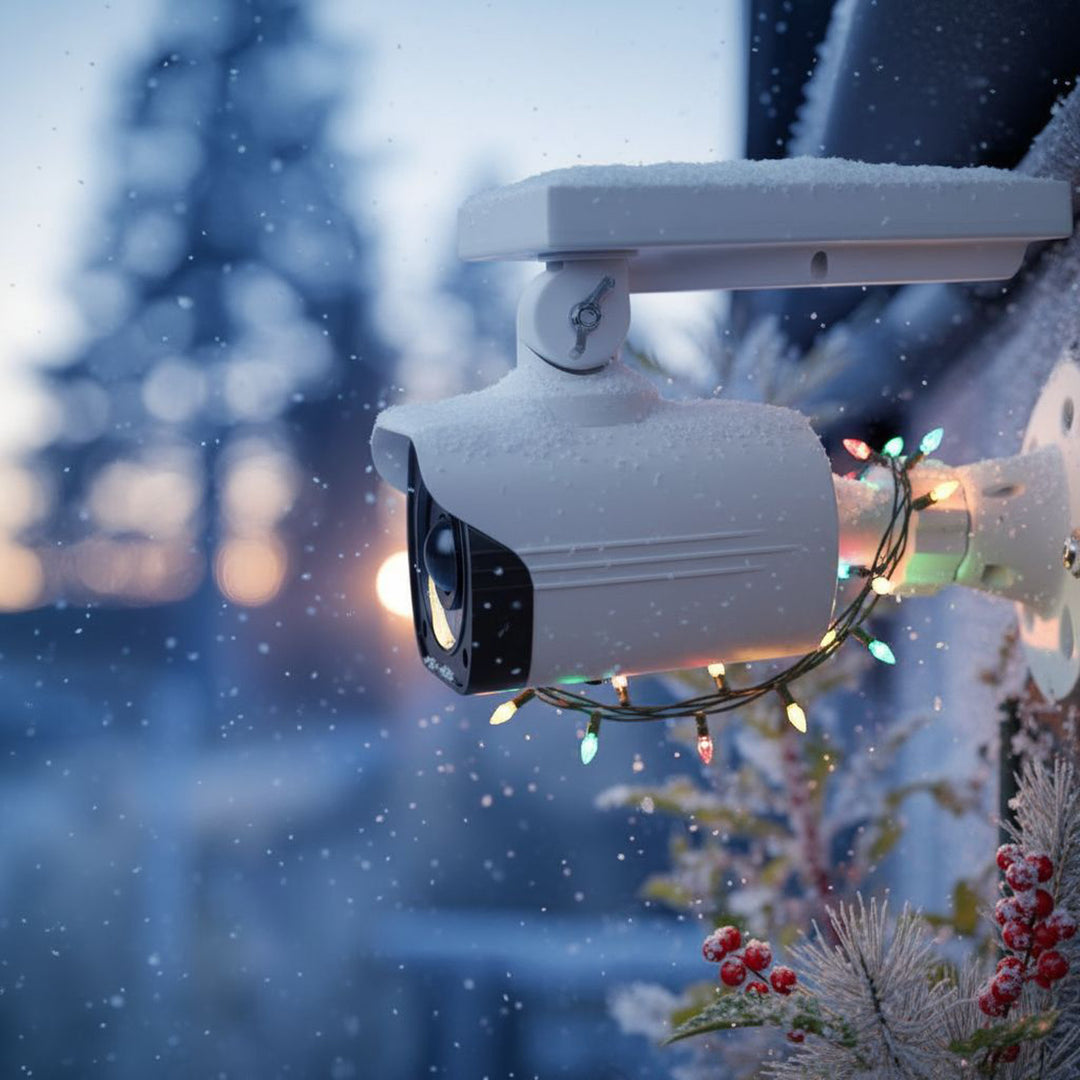 Cameră solară falsă, LED intermitent, senzor de mișcare, iluminare LED, autocolant gratuit, SOL1800S, 2 bucăți