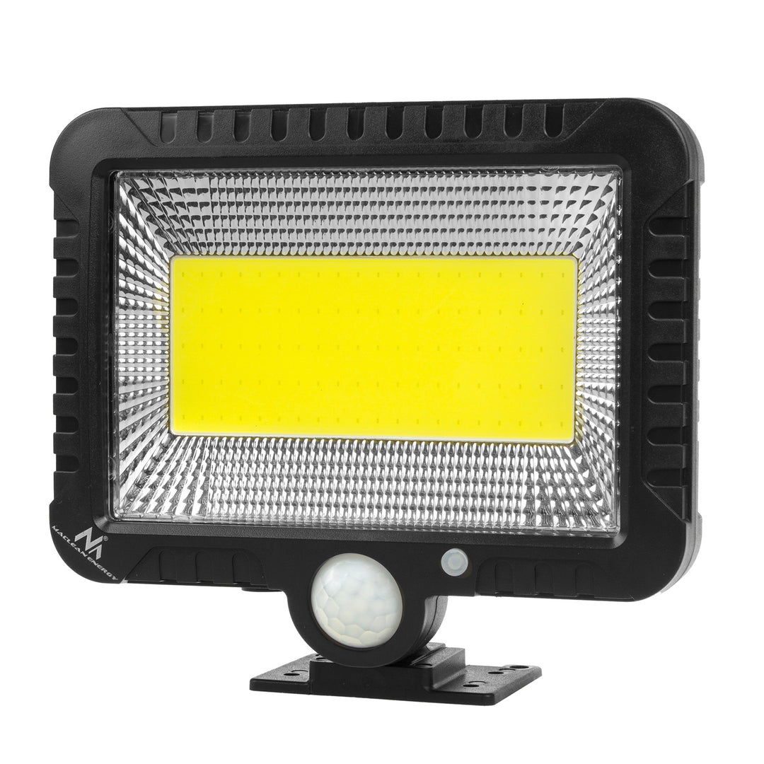 Proiector solar LED cu senzor de mișcare Maclean, IP44, 5W, 400lm, 6000K, baterie litiu 1300 mAh, 5,5V CC MCE438, 2 bucăți