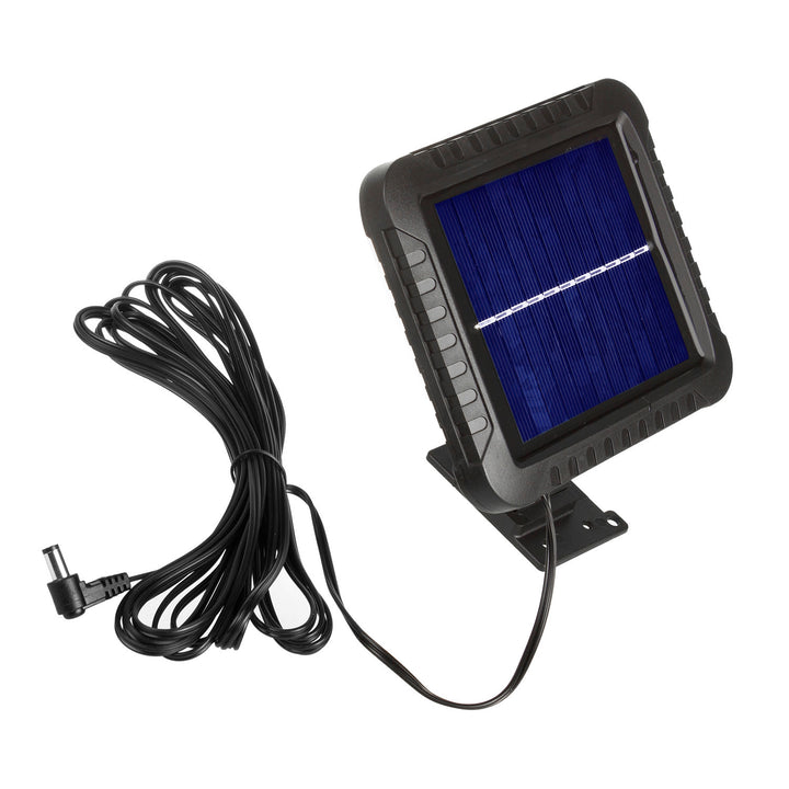 Proiector solar LED cu senzor de mișcare Maclean, IP44, 5W, 400lm, 6000K, baterie litiu 1300 mAh, 5,5V CC MCE438, 2 bucăți