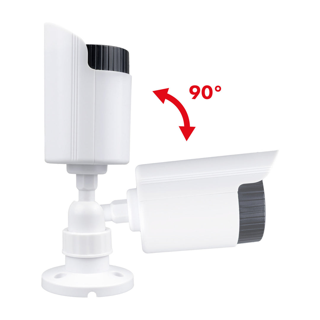 Set de două camere tubulare false, LED-uri IR, albe, alimentare 2xAA (inclusă), ABS, IR1800 WT