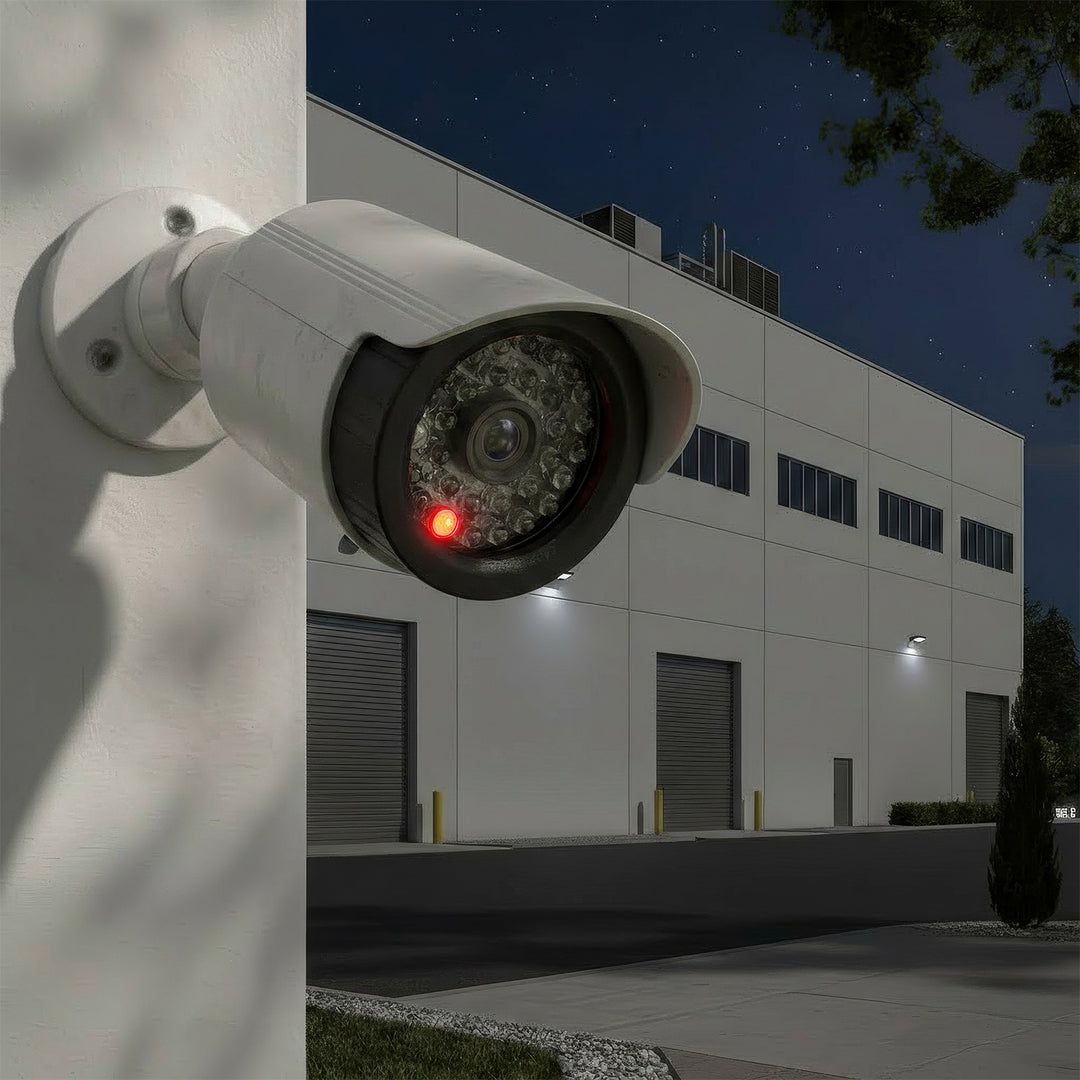 Set de două camere tubulare false, LED-uri IR, albe, alimentare 2xAA (inclusă), ABS, IR1800 WT