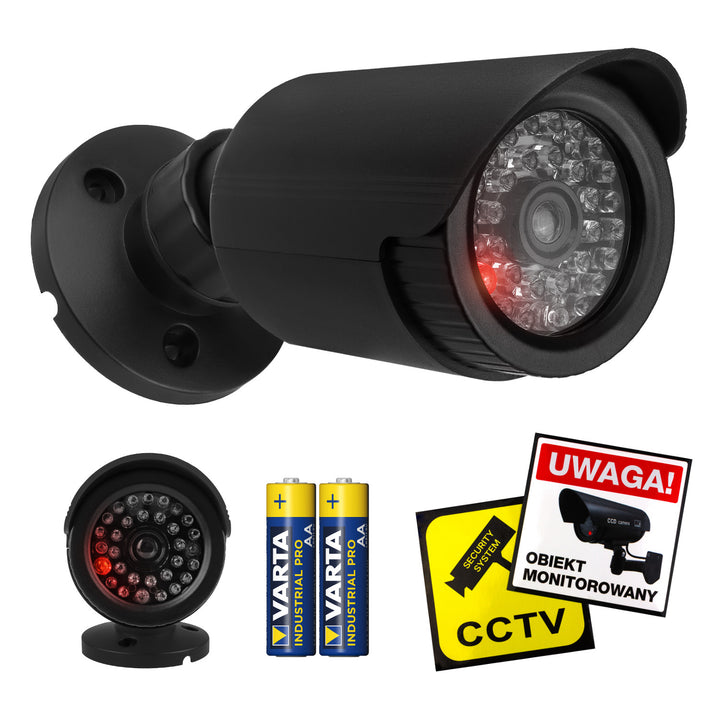 Cameră cu tub fals, LED-uri IR, negru, alimentare 2xAA (inclusă), ABS, IR1800 B