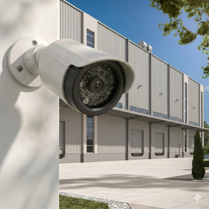 Cameră cu tub fals, LED-uri IR, albă, alimentare 2xAA (inclusă), ABS, IR1800 W