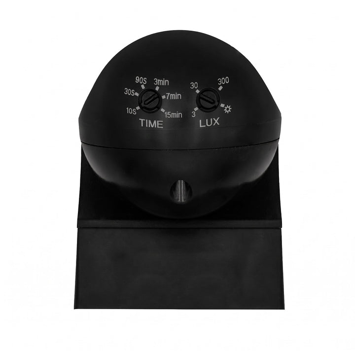 Senzor de mișcare PIR 12-24 V Maclean, cu infraroșu, IP44, negru, rază de acțiune 12 m, sarcină maximă 60/120 W, MCE623 B