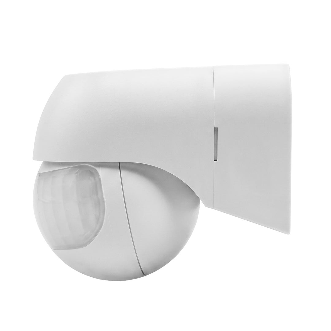 Senzor de mișcare PIR 12-24 V Maclean, cu infraroșu, IP44, alb, rază de acțiune 12 m, sarcină maximă 60/120 W, MCE623 W