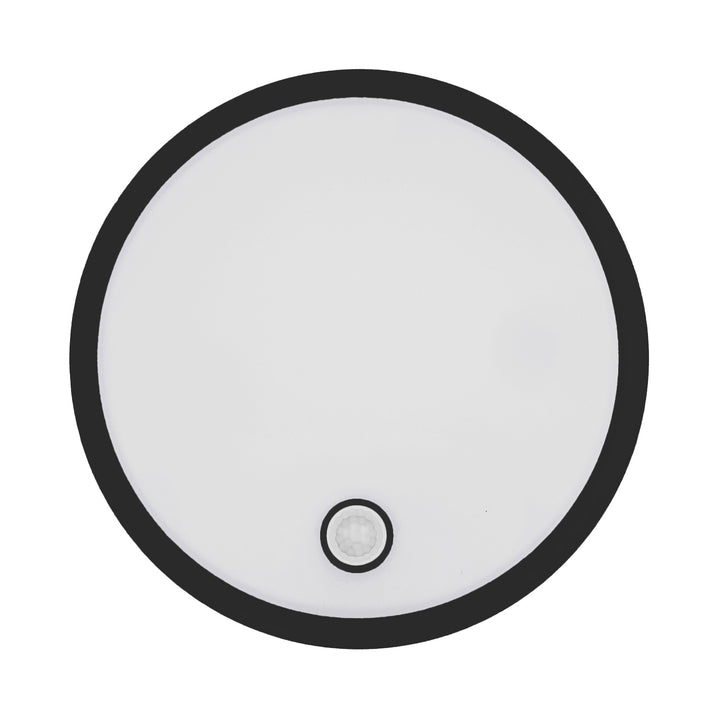 Lampă LED cu senzor de mișcare Maclean, senzor PIR, negru, 10 W/15/18 W, IP65, posibilitatea de a schimba temperatura culorii 3000/4000/6000 K, MCE535 B