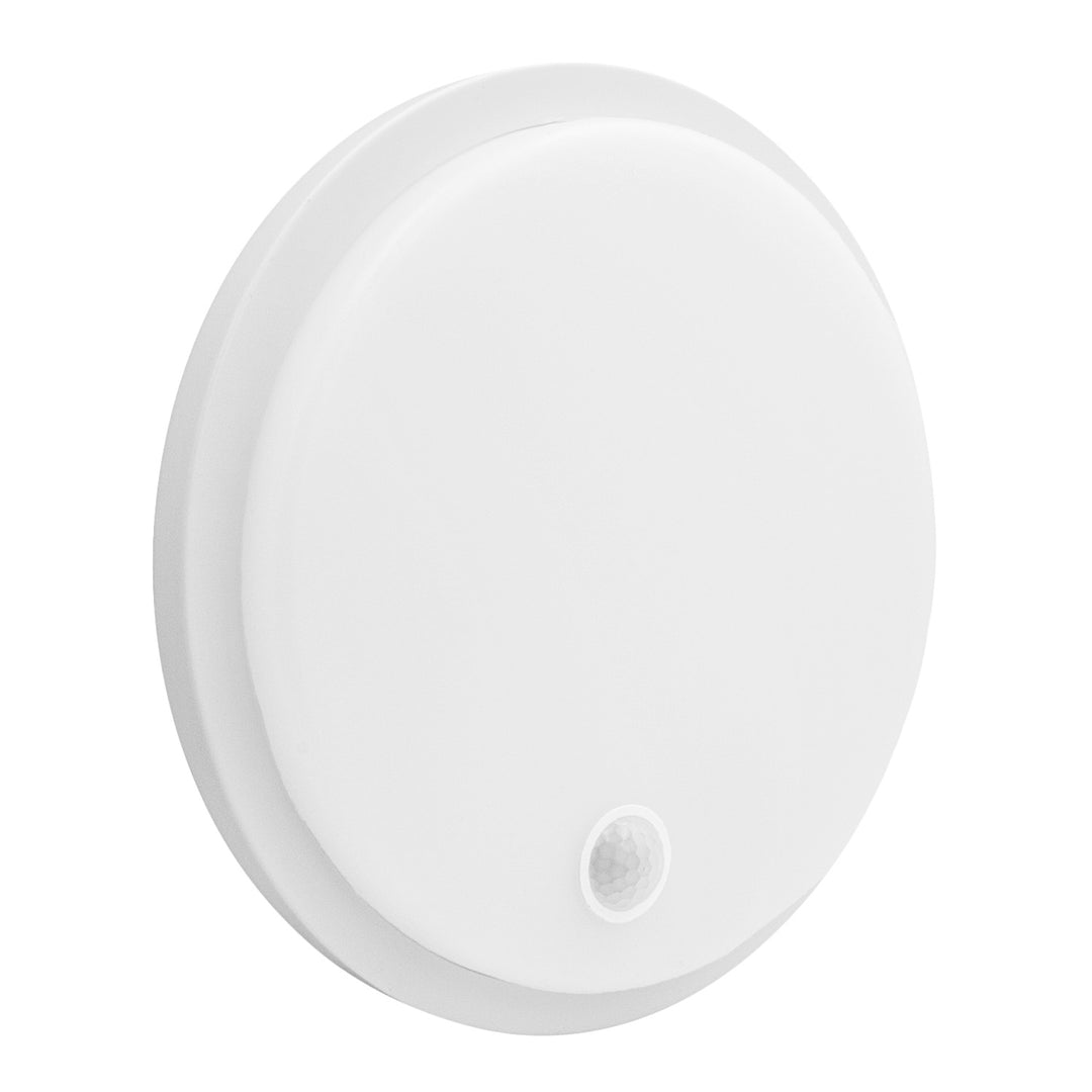 Lampă LED cu senzor de mișcare Maclean, senzor PIR, albă, 10 W/15/18 W, IP65, posibilitatea de a schimba temperatura culorii între 3000/4000/6000 K, MCE535 W