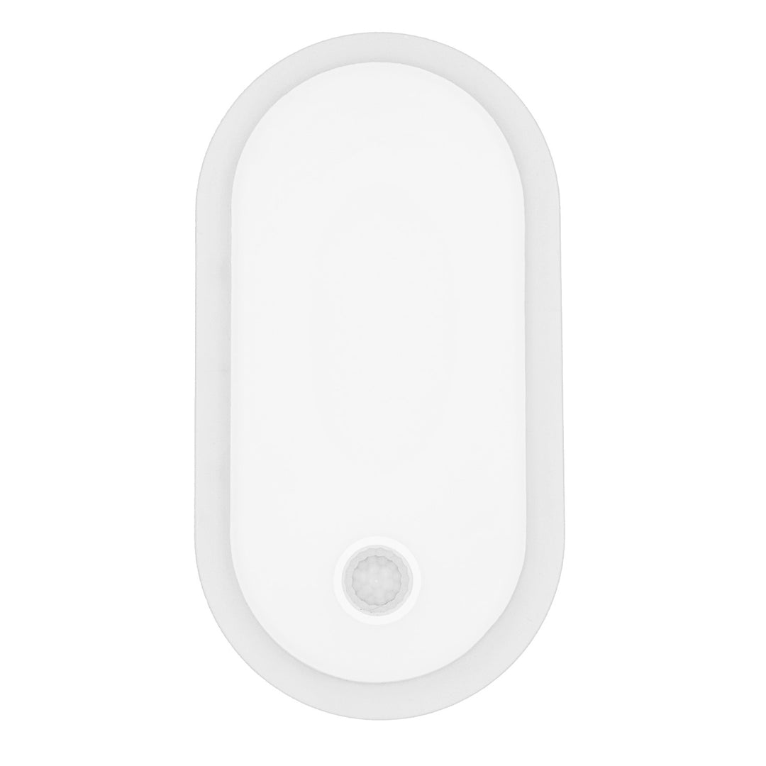 Lampă LED cu senzor de mișcare Maclean, senzor PIR, albă, 10 W/15/18 W, IP65, posibilitatea de a schimba temperatura culorii între 3000/4000/6000 K, MCE534 W